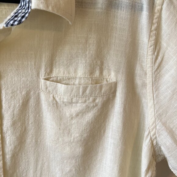 Coofandy Yellow Cotton Short-Sleeve Button-Down (Men's L) Your Sunshine Staple! - Picture 3 of 8